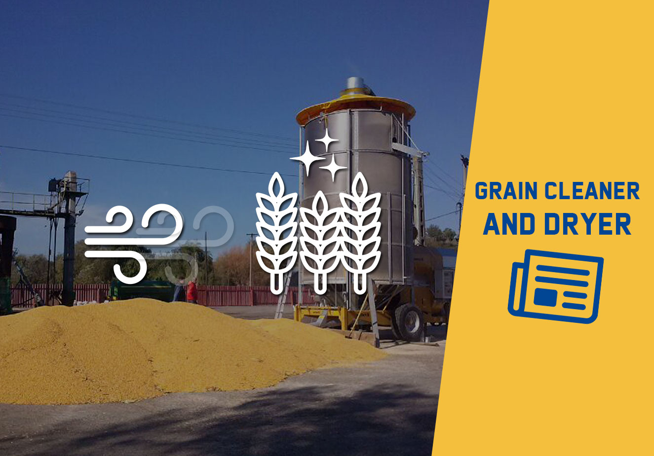 Grain cleaner and dryer in one machine? Check it how it works